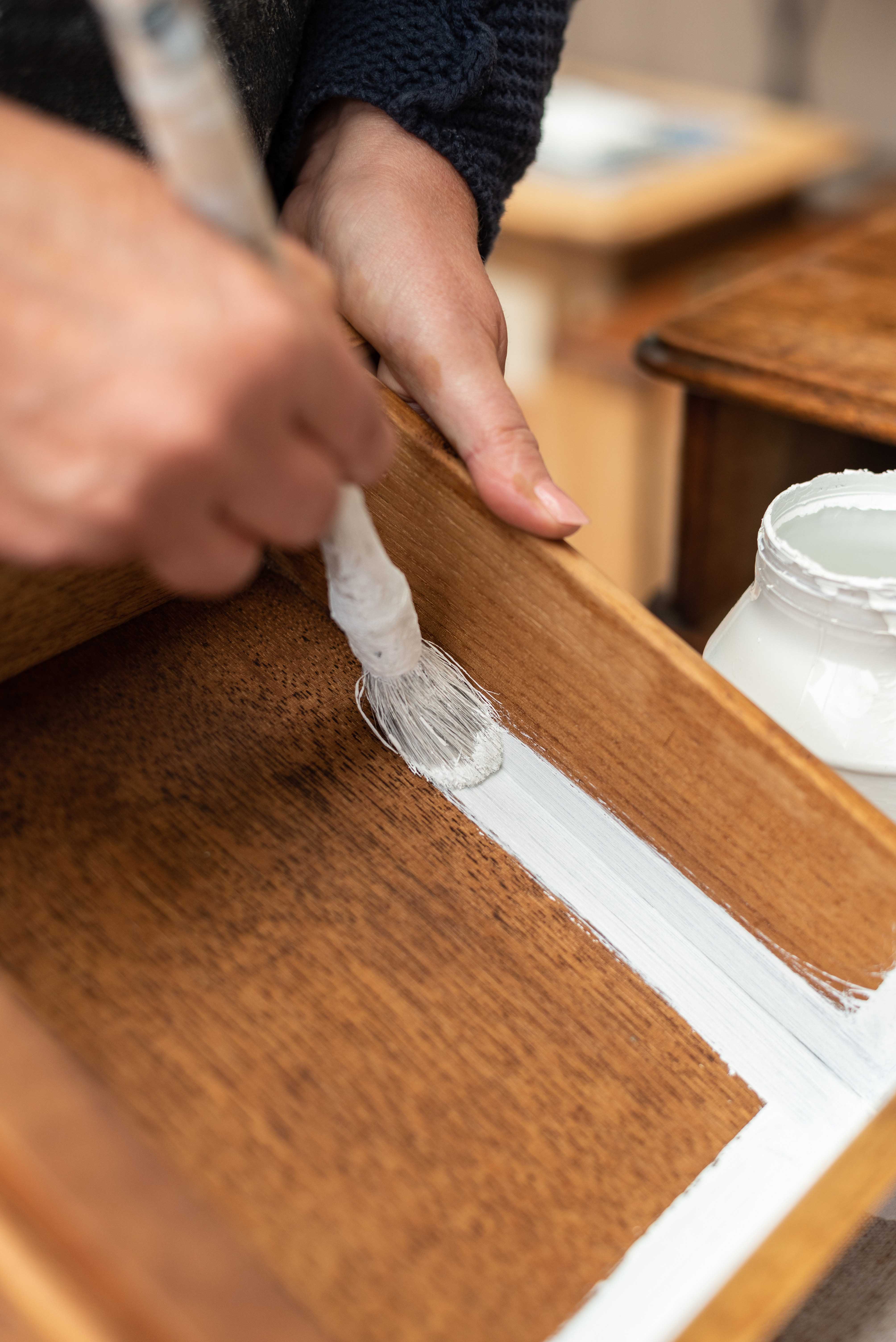 Bloquer les tanins du bois