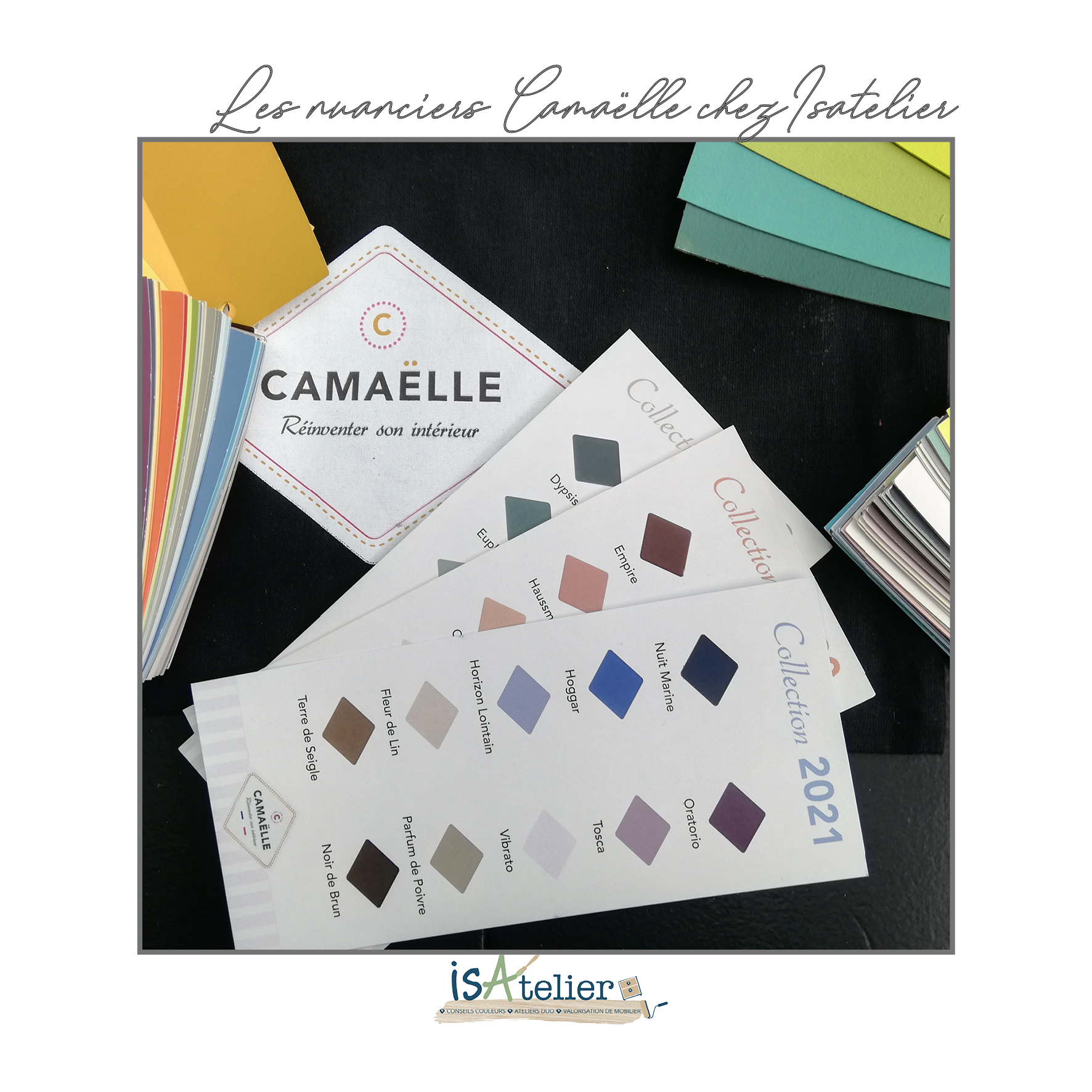 Nuancier peintures murales camaelle