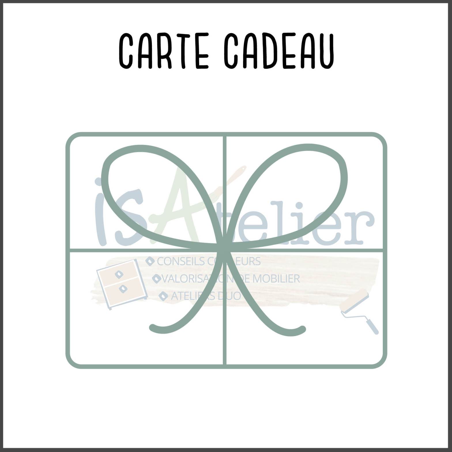 offrir une carte cadeau atelier meuble